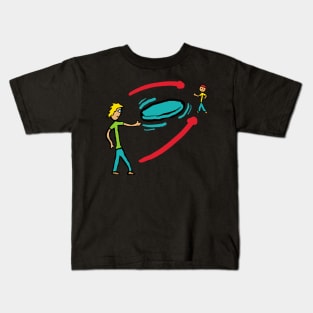 Frisbee Flying Disc Kids T-Shirt